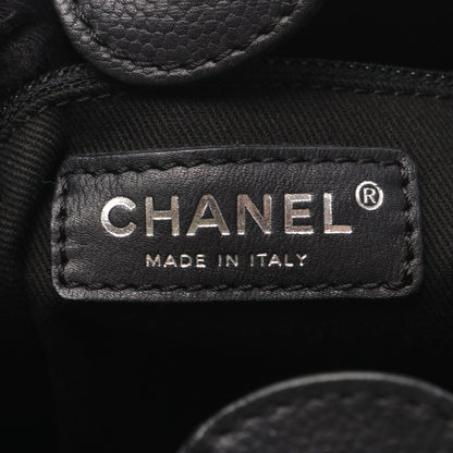 マトラッセ PST チェーンショルダーバッグ チェーントートバッグ キャビアスキン ブラック シルバー金具 シャネル バッグ CHANEL