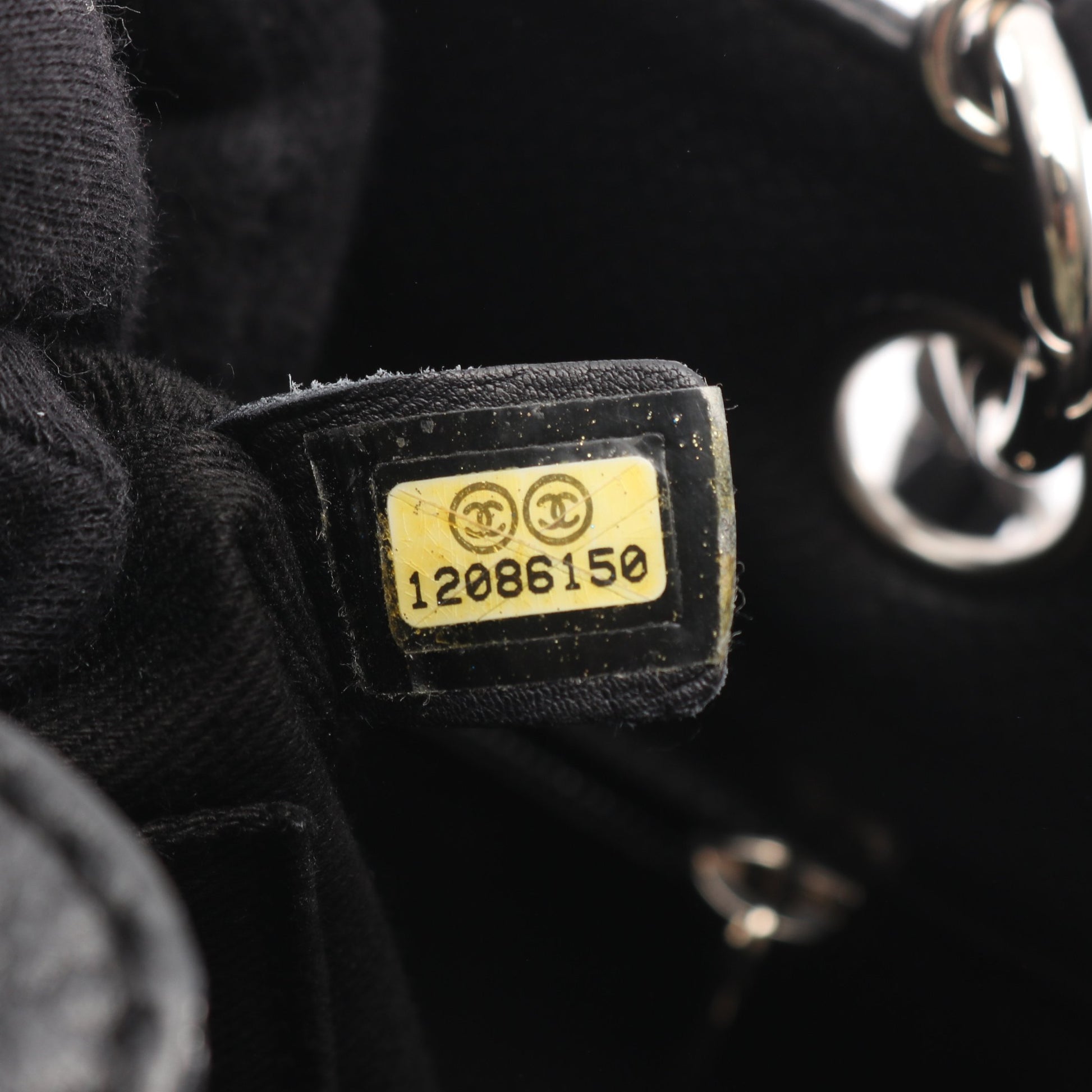マトラッセ PST チェーンショルダーバッグ チェーントートバッグ キャビアスキン ブラック シルバー金具 シャネル バッグ CHANEL