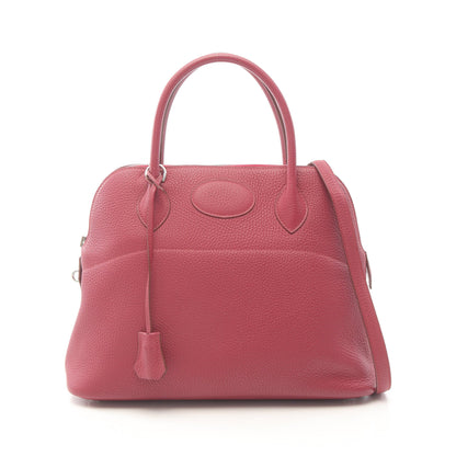 ボリード31 ルビー ハンドバッグ トリヨンクレマンス ボルドー シルバー金具 2WAY T刻印 エルメス バッグ HERMES