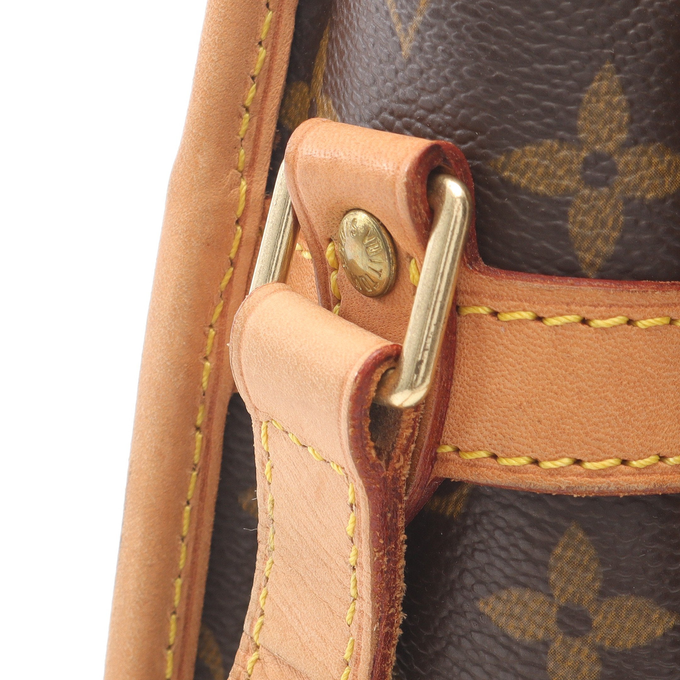 ルイヴィトン モノグラム ソローニュ ショルダーバッグ ブラウン 中古・古着通販】LOUIS VUITTON (ルイ ヴィトン) モノグラムソローニュ