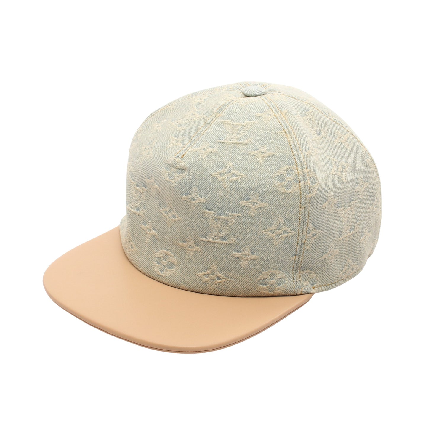 キャスケット モノグラム レガシー キャップ コットン レザー ライトブルー ベージュ ルイヴィトン 財布・小物 LOUIS VUITTON