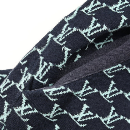 モノグラム ショート パンツ コットン ネイビー ライトブルー ルイヴィトン ボトムス LOUIS VUITTON