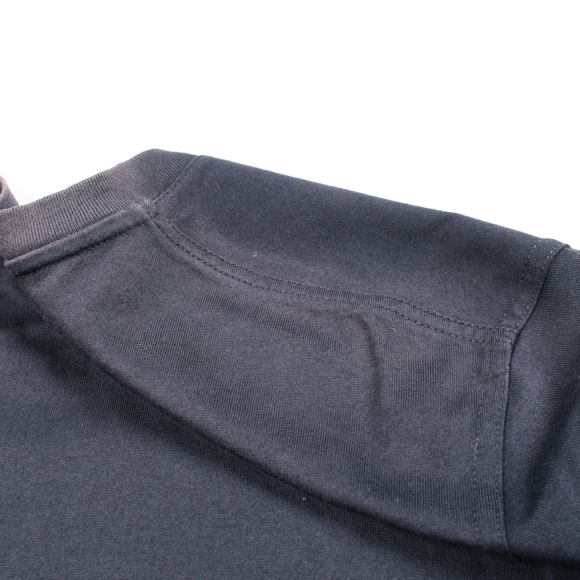 半袖Tシャツ レザーパッチ コットン ネイビー エルメス トップス HERMES