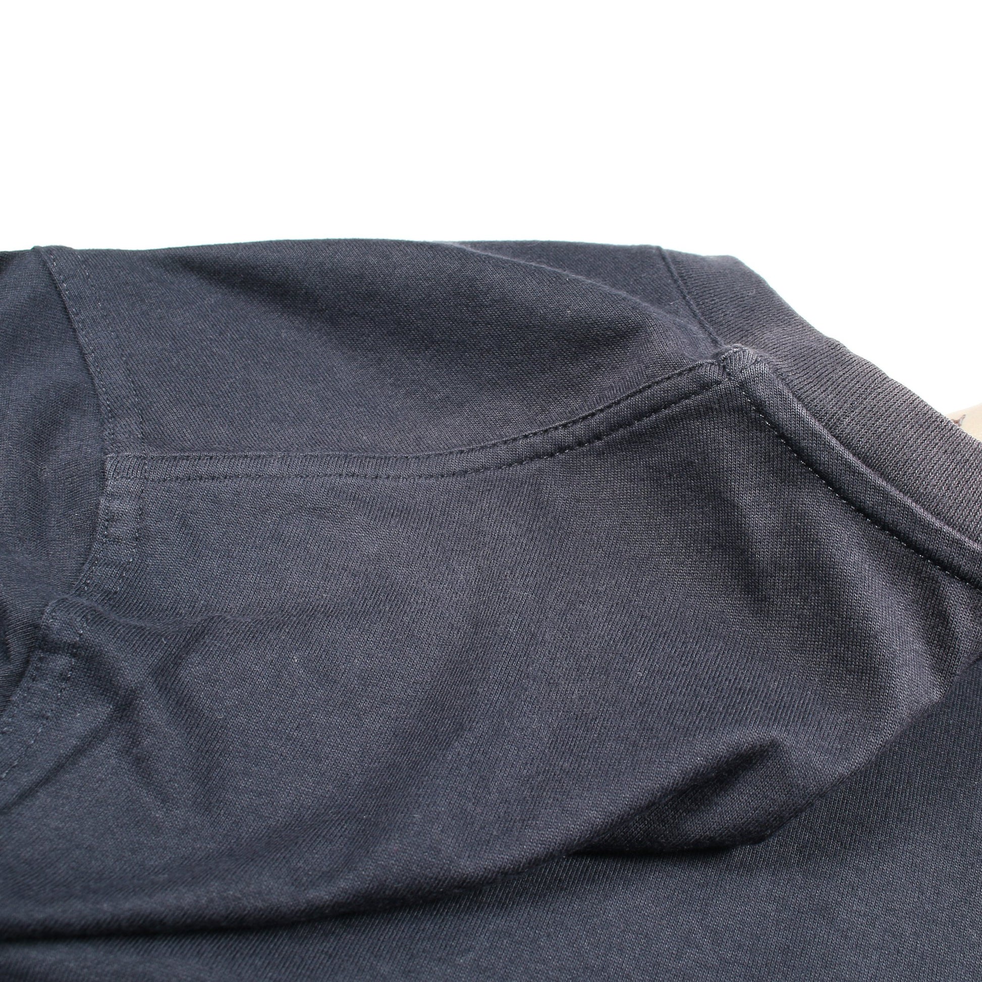 半袖Tシャツ レザーパッチ コットン ネイビー エルメス トップス HERMES