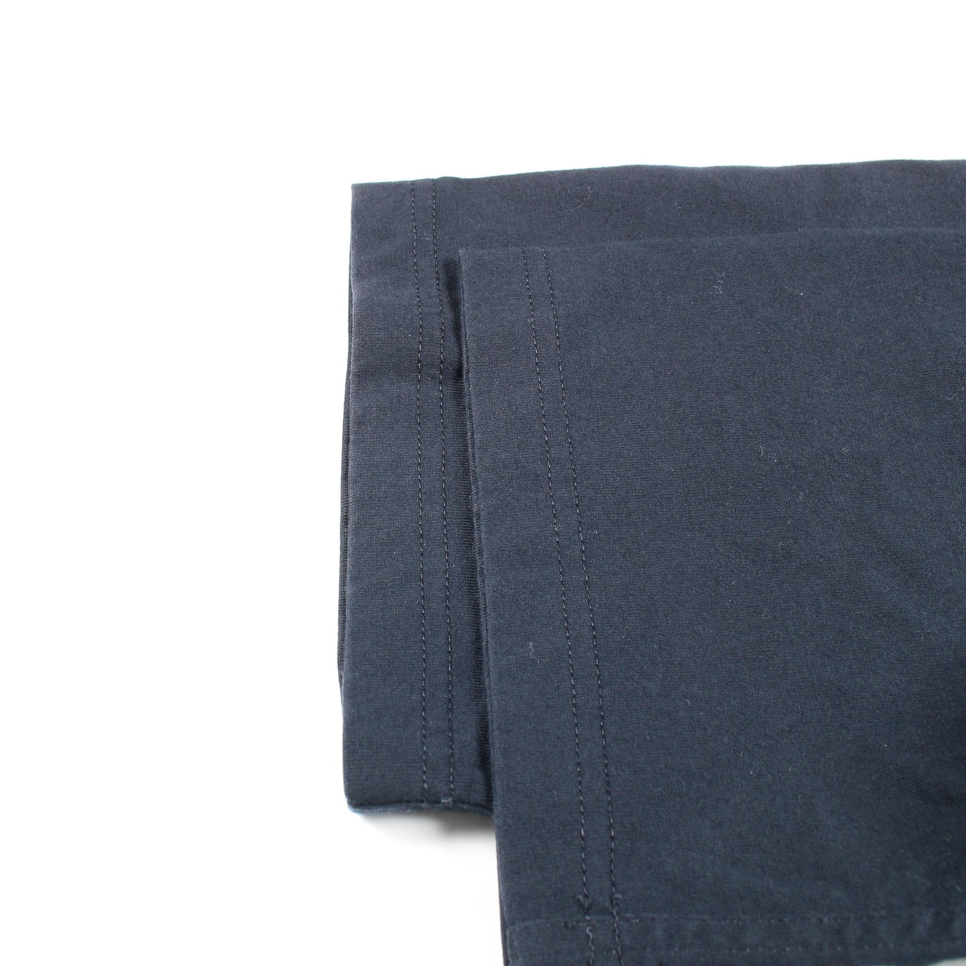 半袖Tシャツ レザーパッチ コットン ネイビー エルメス トップス HERMES