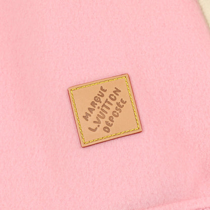 シグネチャーレザー バーシティジャケット スタジャン ジャケット ウール カシミヤ レザー ピンク ホワイト 25AW ルイヴィトン アウター LOUIS VUITTON