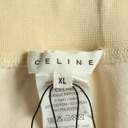 ベロア イージーパンツ スウェットパンツ コットン ライトベージュ セリーヌ ボトムス CELINE