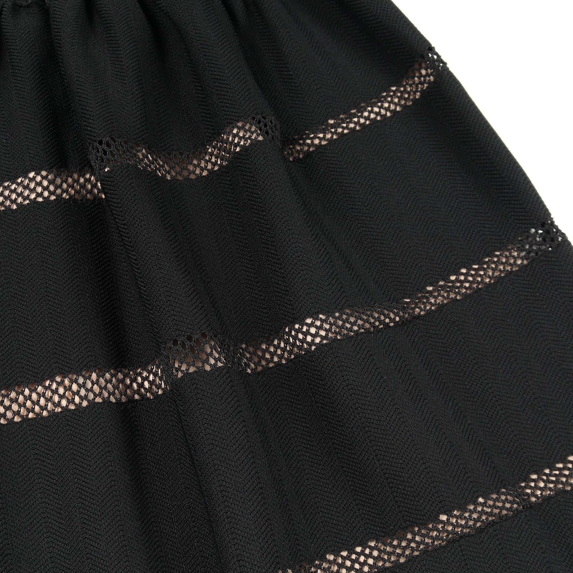 ニットワンピース 半袖 レーヨン ブラック ヴァレンティノ ワンピース VALENTINO