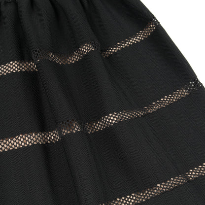 ニットワンピース 半袖 レーヨン ブラック ヴァレンティノ ワンピース VALENTINO