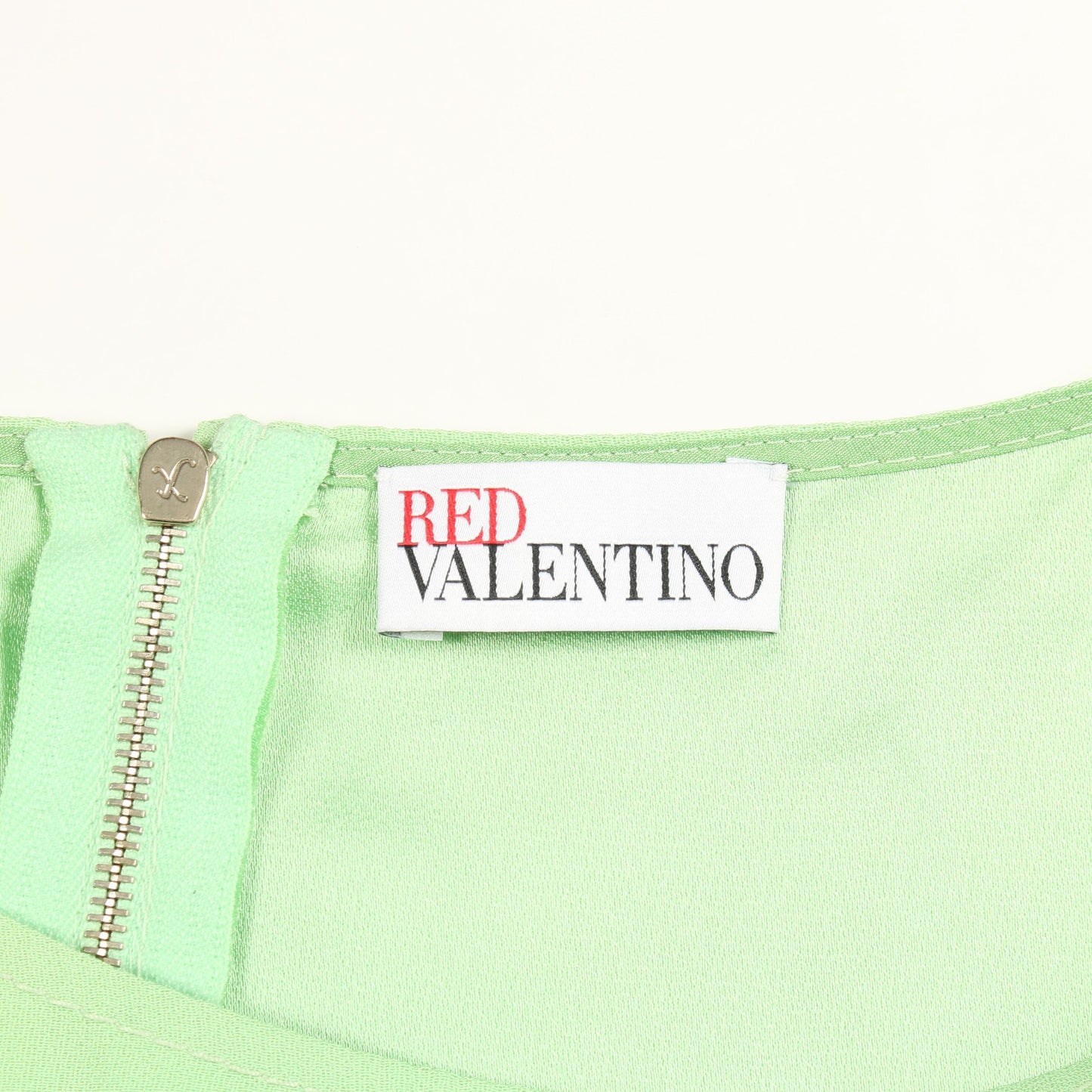 ワンピース ノースリーブ レーヨン ライトグリーン レッドヴァレンティノ ワンピース RED VALENTINO