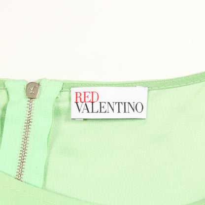 ワンピース ノースリーブ レーヨン ライトグリーン レッドヴァレンティノ ワンピース RED VALENTINO