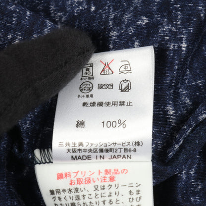 ブラウス 花柄 コットン ネイビー マルチカラー レオナールファッション トップス LEONARD FASHION