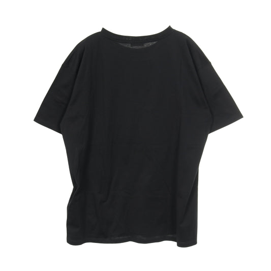 ルーズ Tシャツ ロゴプリント コットン ブラック セリーヌ トップス CELINE