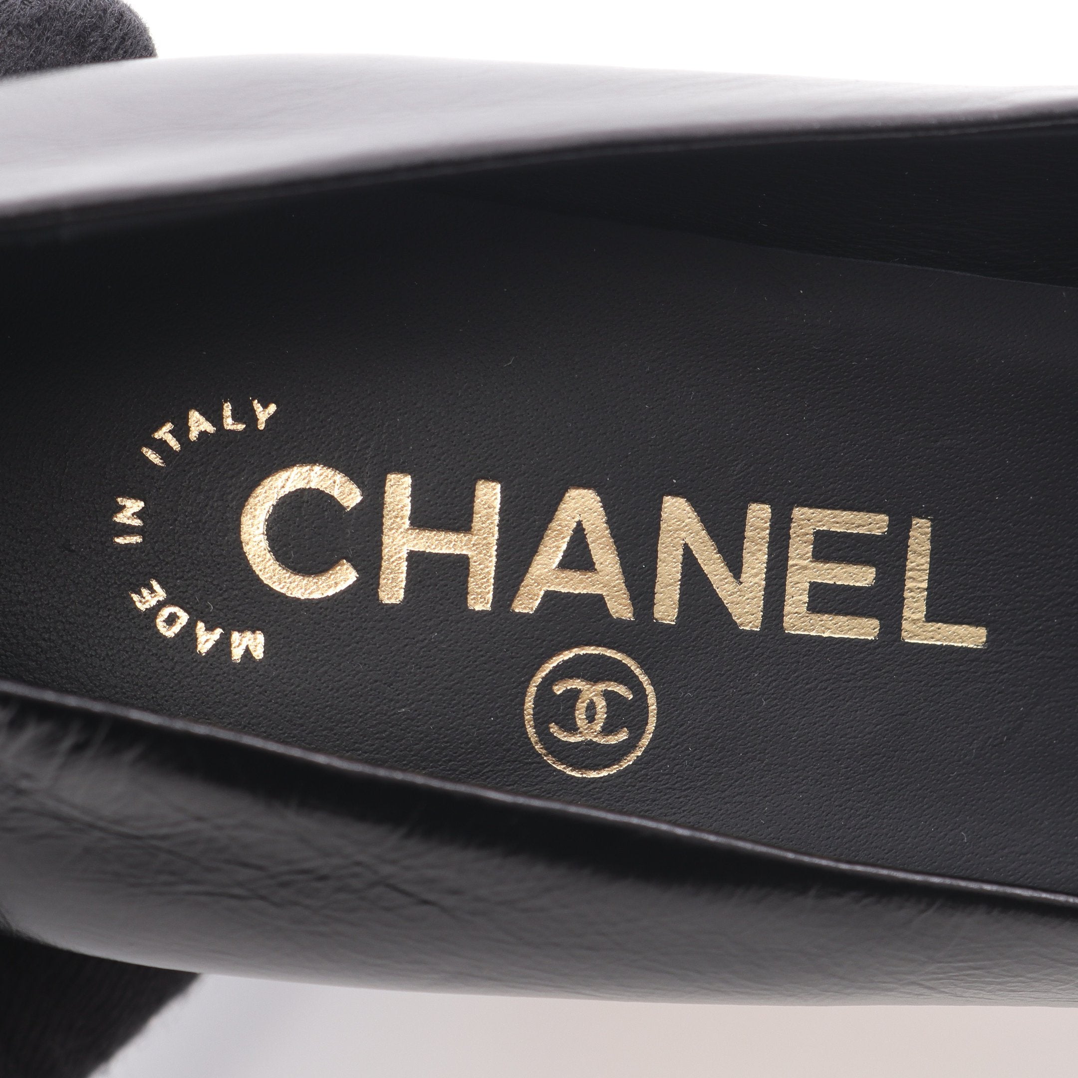 ココマーク パンプス レザー エナメルレザー ブラック シャネル – RECLO