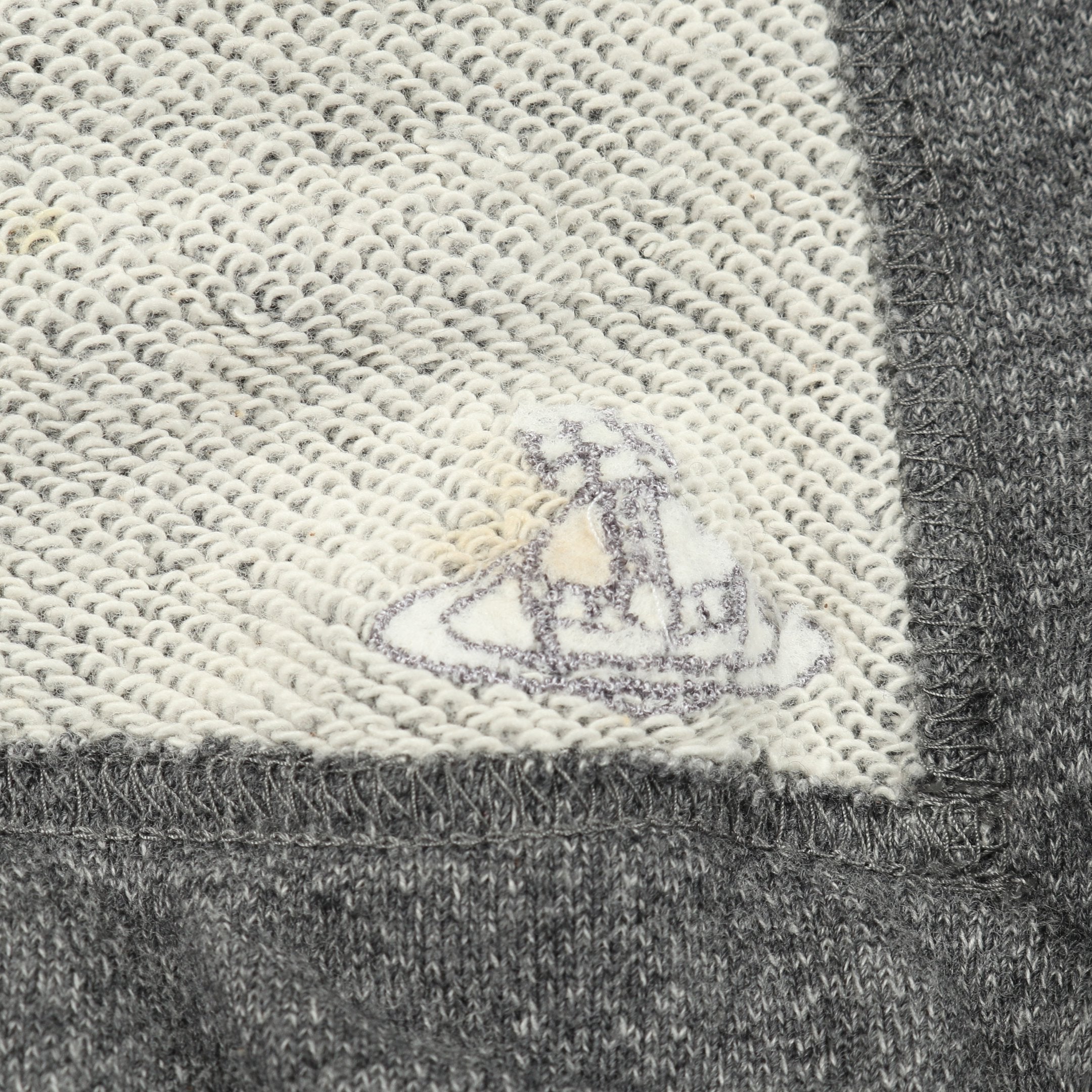 カーディガン コットン グレー 変形 ヴィヴィアンウエストウッドマン