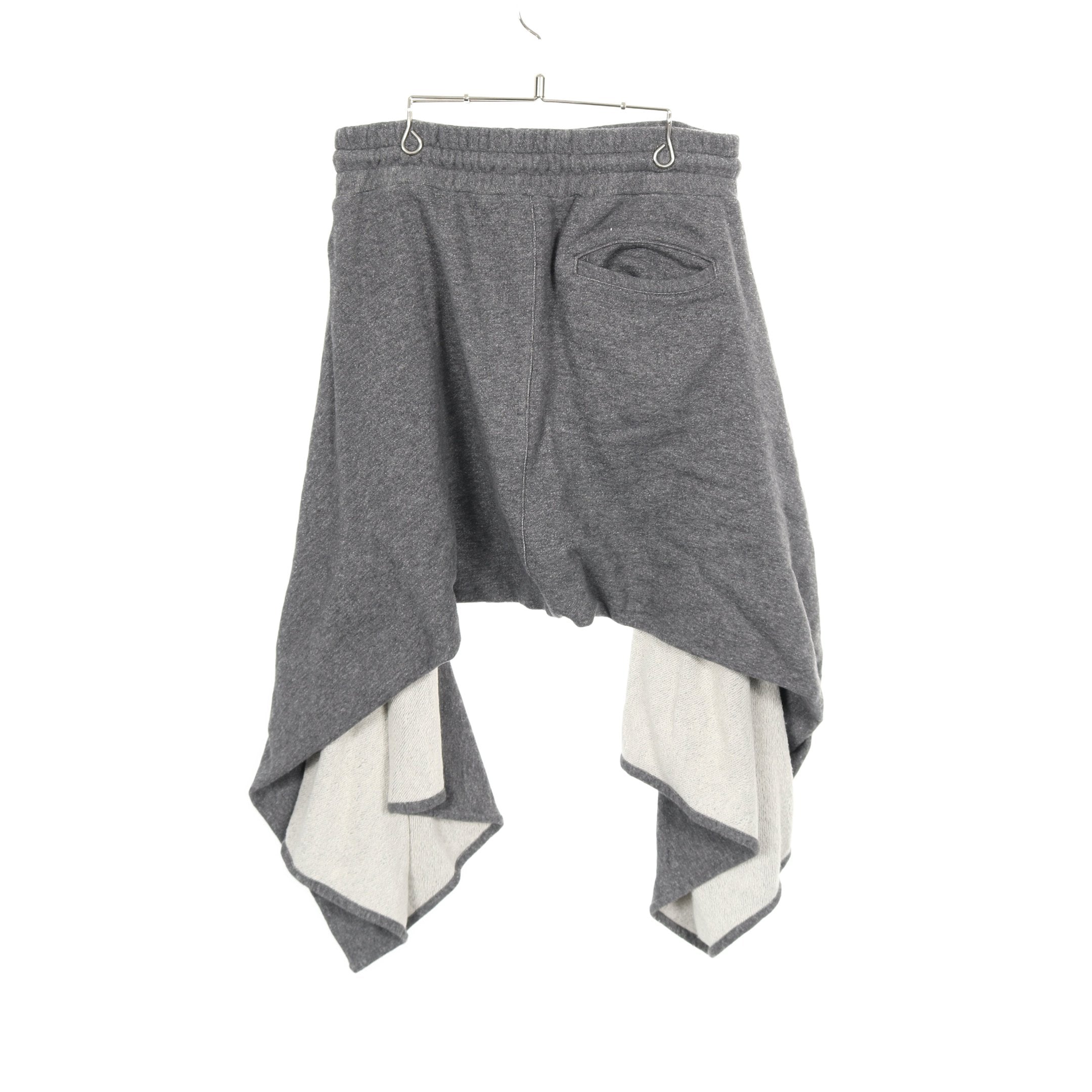 サルエルパンツ スウェットパンツ コットン グレー 変形 ヴィヴィアン