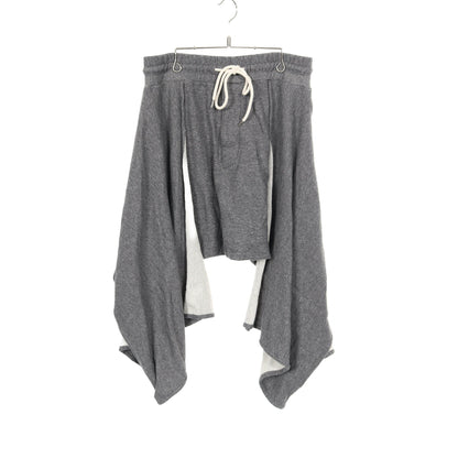 サルエルパンツ スウェットパンツ コットン グレー 変形 ヴィヴィアンウエストウッドマン ボトムス Vivienne Westwood MAN