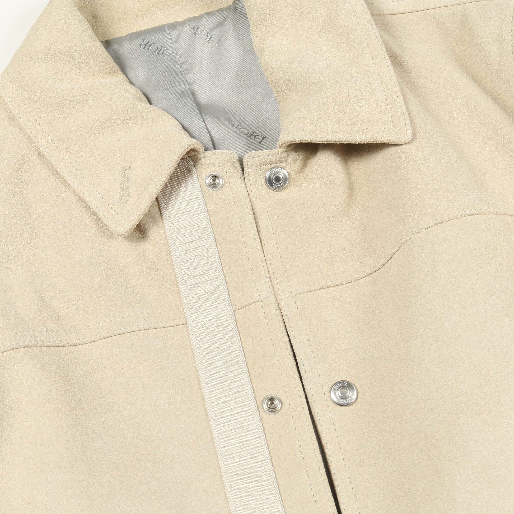 スエード ジャケット レザー ライトベージュ ディオール アウター DIOR