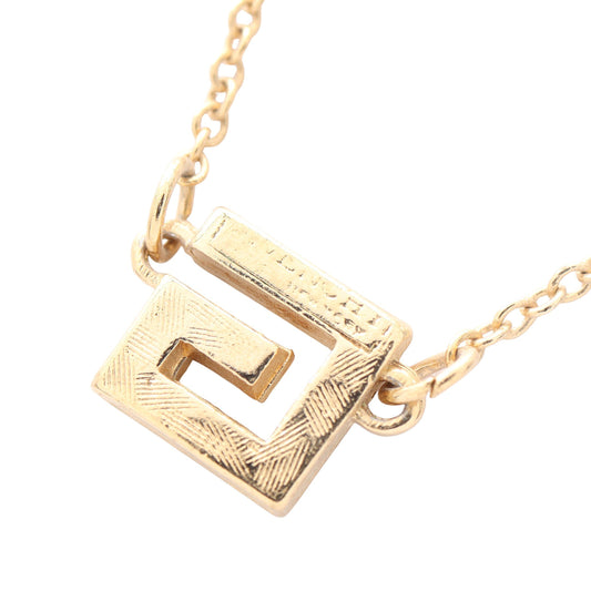 スクエアGロゴ ネックレス GP ラインストーン ゴールド クリア ジバンシィ アクセサリー GIVENCHY