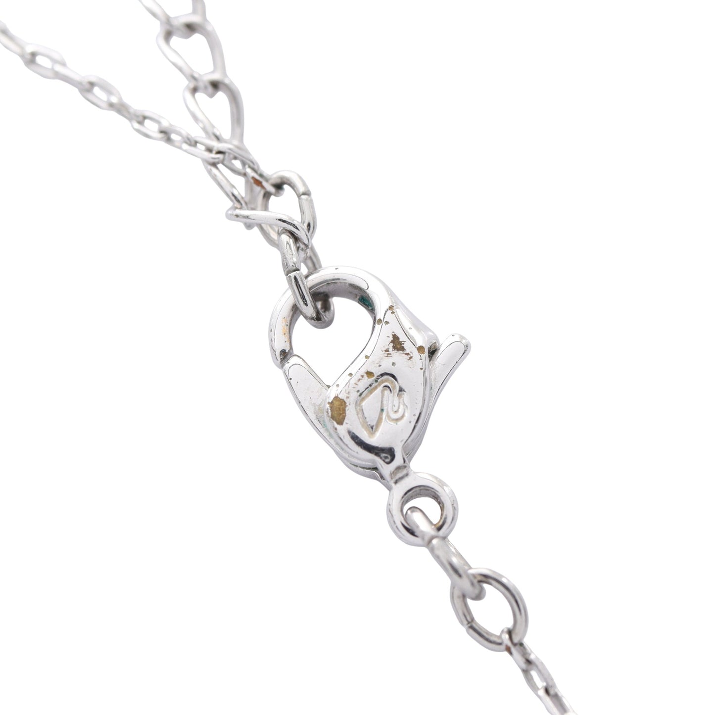 ディアスモール ダブルハート ネックレス GP クリスタル シルバー ゴールド クリア スワロフスキー アクセサリー SWAROVSKI