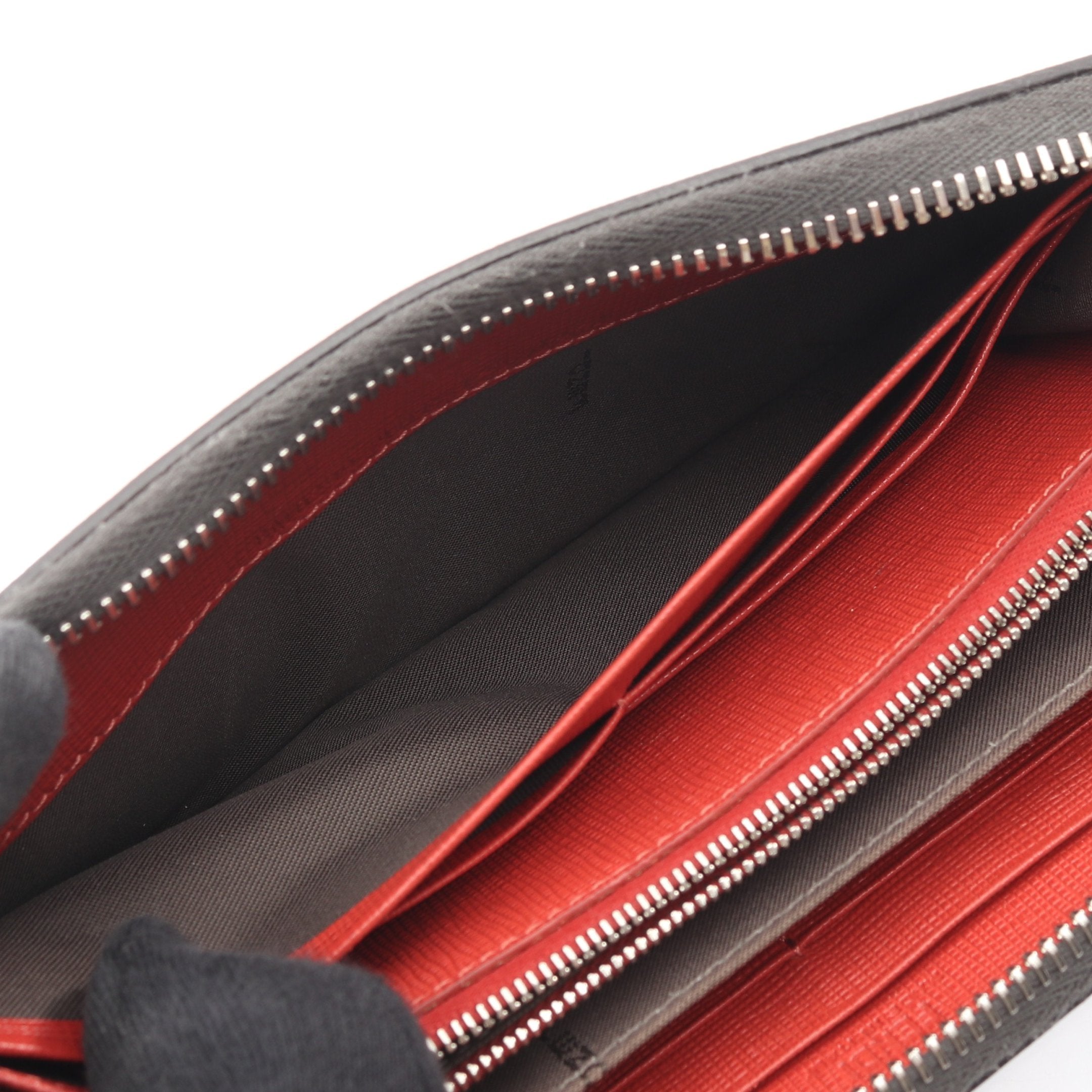 バイザウェイ ラウンドファスナー長財布 レザー グレー グレーベージュ