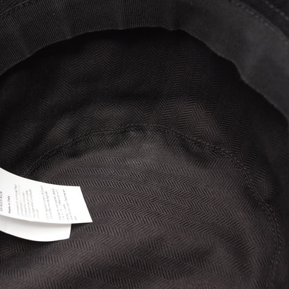 FRAYED BUCKET HAT レザーロゴパッチ ハット デニム ブラック ロエベ 財布・小物 LOEWE