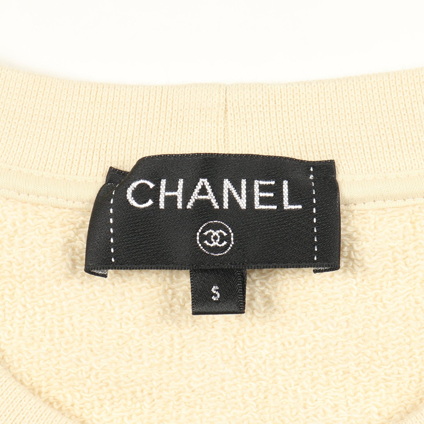 フラワーロゴ プルオーバーパーカー コットン アイボリー シャネル トップス CHANEL