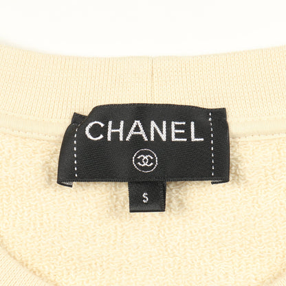 フラワーロゴ プルオーバーパーカー コットン アイボリー シャネル トップス CHANEL