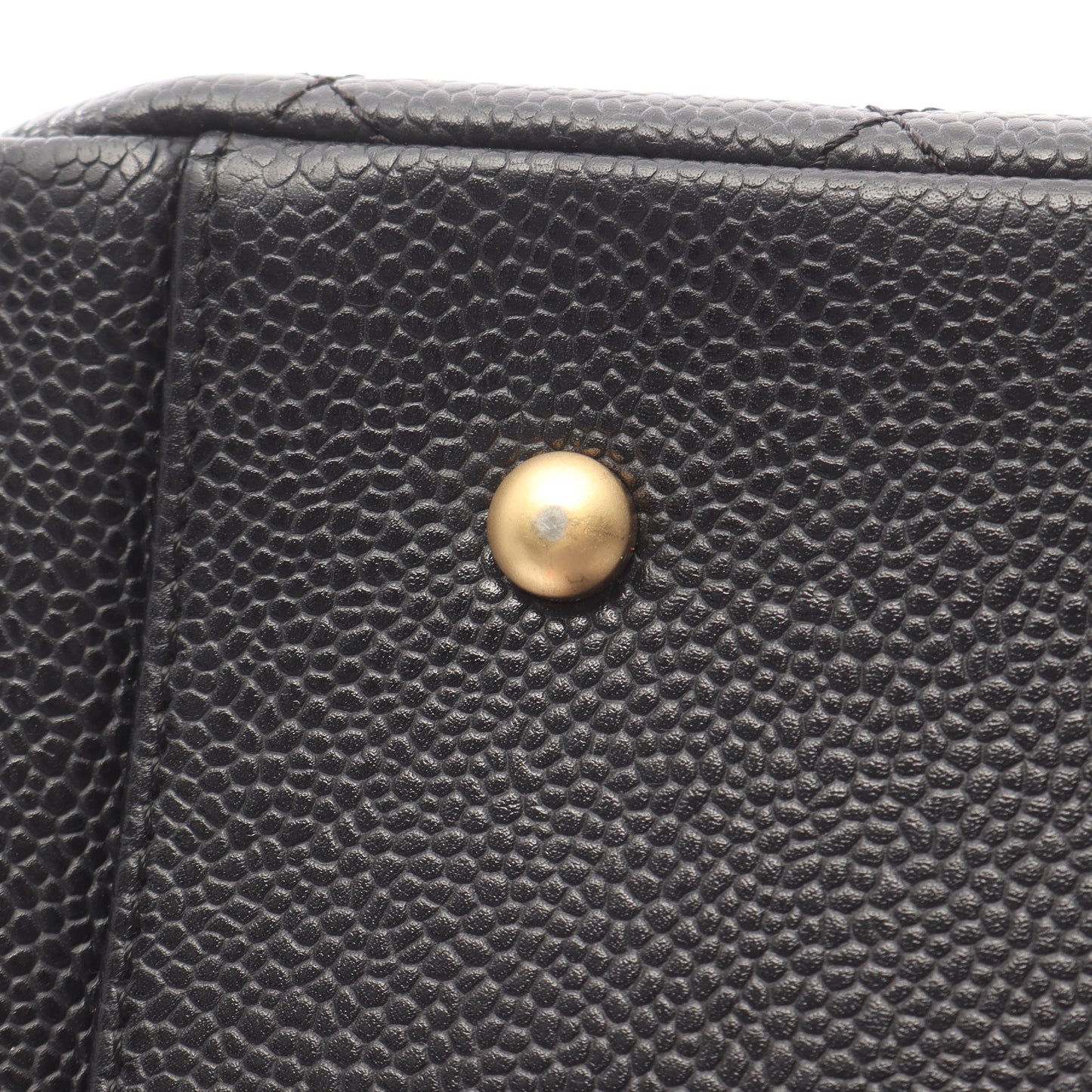 マトラッセ チェーンショルダーバッグ キャビアスキン ブラック ゴールド金具 シャネル バッグ CHANEL