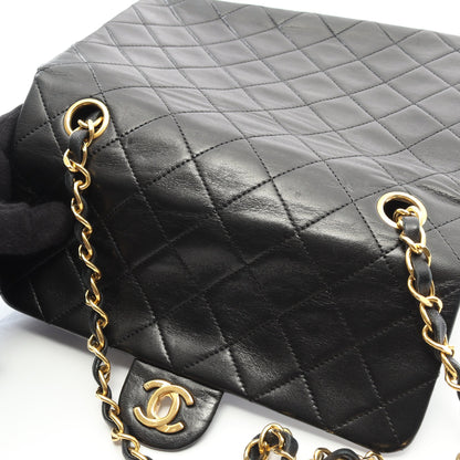 ミニマトラッセ20 チェーンショルダーバッグ ラムスキン ブラック ゴールド金具 ヴィンテージ シャネル バッグ CHANEL