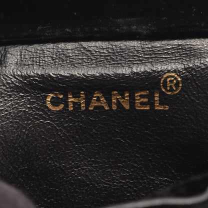 マトラッセ バックパック リュックサック ベロア ブラック ゴールド金具 シャネル バッグ CHANEL