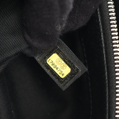 マトラッセ チェーンショルダーバッグ チェーントートバッグ キャビアスキン ブラック シルバー金具 シャネル バッグ CHANEL