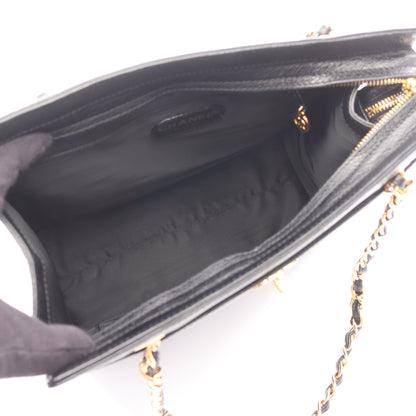 ココマーク ショルダーバッグ トートバッグ ターンロック キャビアスキン ブラック ゴールド金具 シャネル バッグ CHANEL