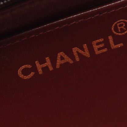 マトラッセ ダイアナフラップ チェーンショルダーバッグ ラムスキン ブラック ゴールド金具 シャネル バッグ CHANEL