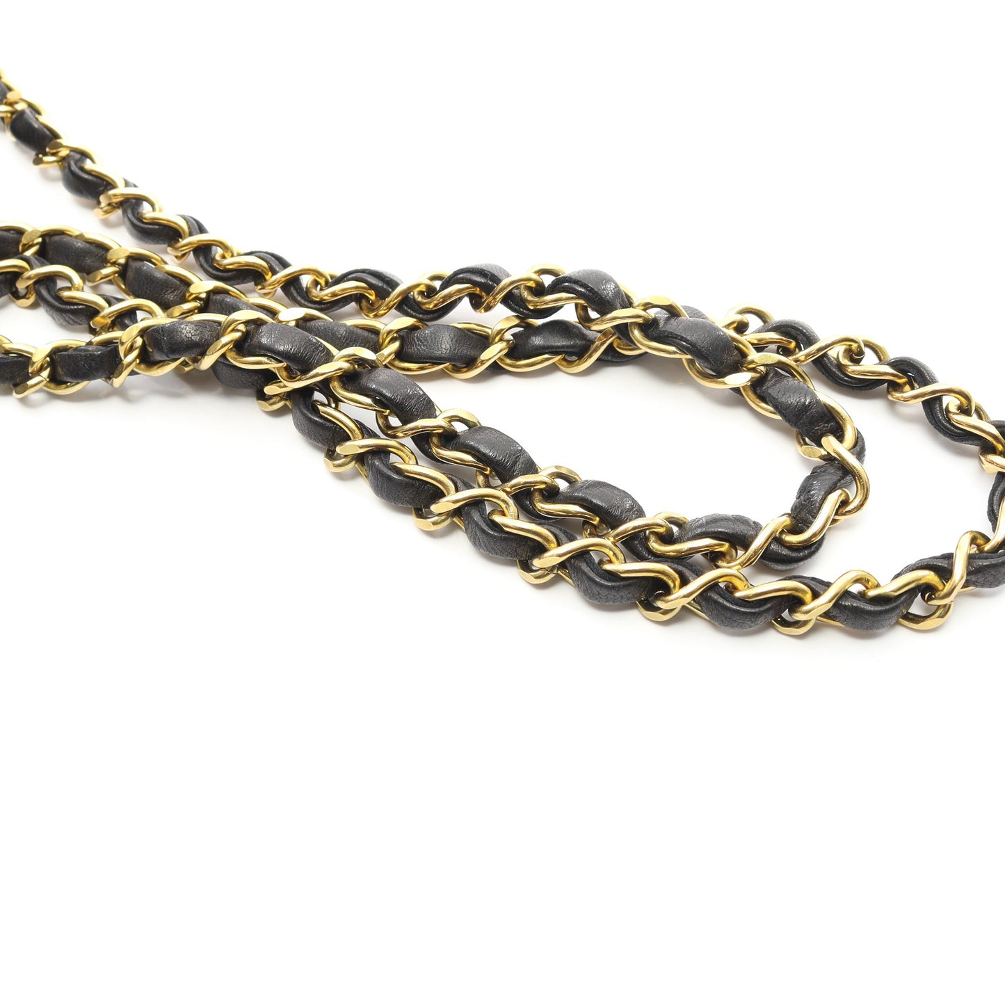 マトラッセ ダイアナフラップ チェーンショルダーバッグ ラムスキン ブラック ゴールド金具 シャネル バッグ CHANEL