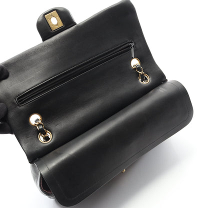 マトラッセ Wフラップ Wチェーンショルダーバッグ ラムスキン ブラック ゴールド金具 シャネル バッグ CHANEL