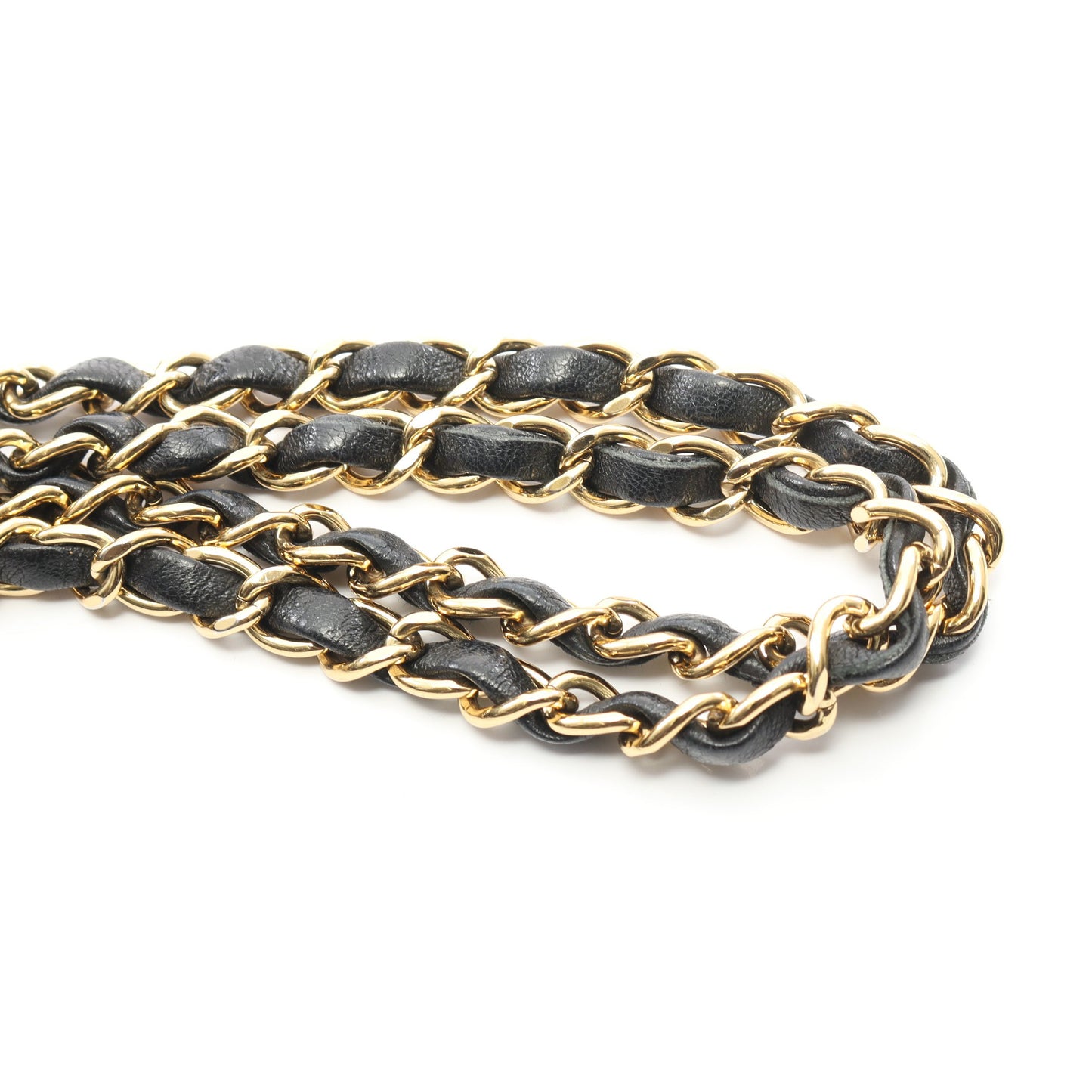 マトラッセ Wフラップ Wチェーンショルダーバッグ ラムスキン ブラック ゴールド金具 シャネル バッグ CHANEL