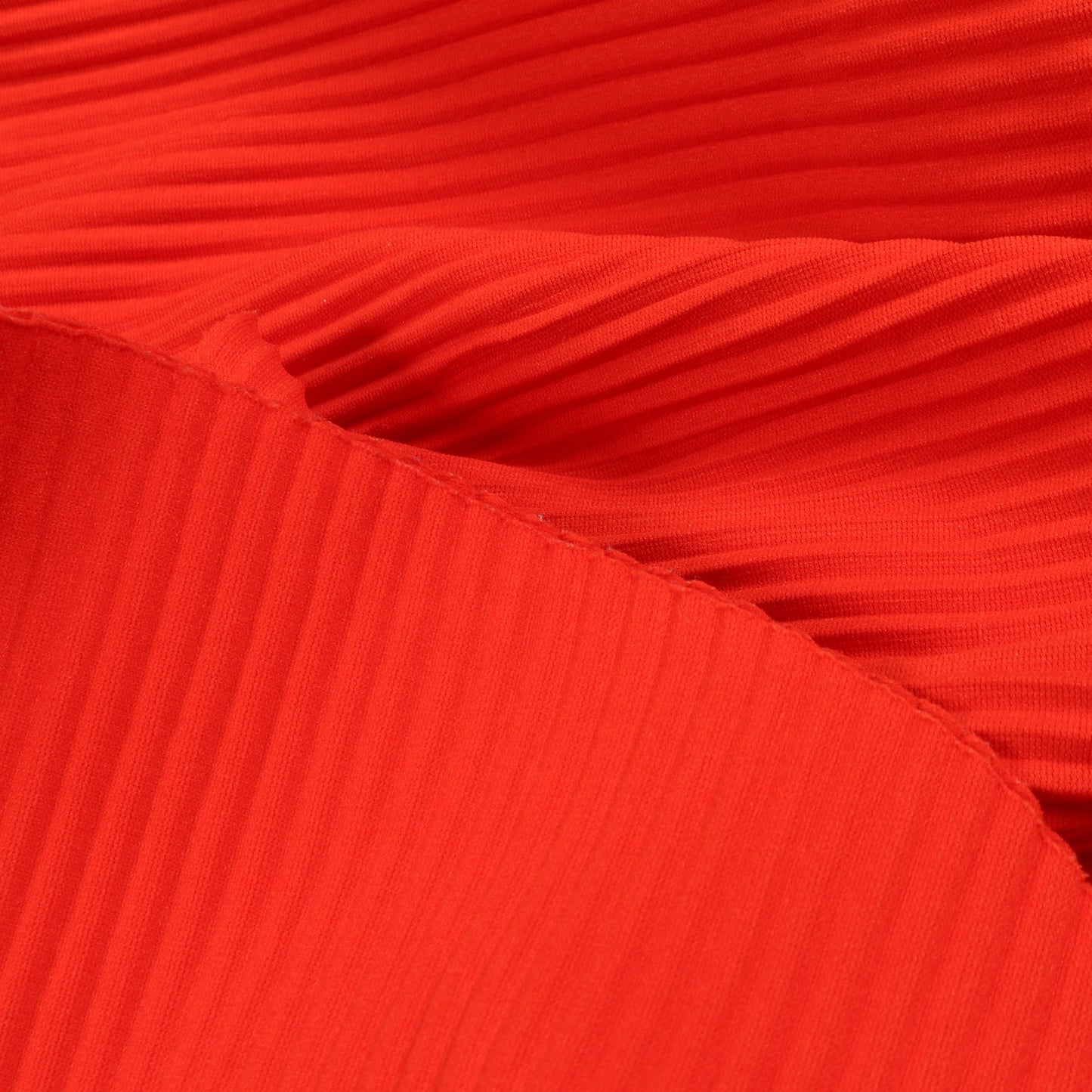 DOT PLEATS プリーツ トップス 半袖 レッド ミーイッセイミヤケ トップス me ISSEY MIYAKE