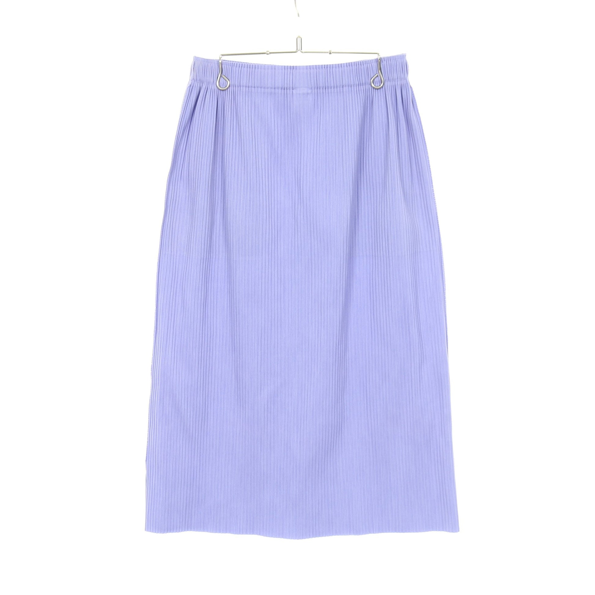 Mix Fine Knit Pleats Bottom プリーツ スカート ライトパープル ミーイッセイミヤケ ボトムス me ISSEY MIYAKE