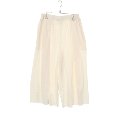 ワイドパンツ コットン ホワイト ミーイッセイミヤケ ボトムス me ISSEY MIYAKE