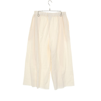 ワイドパンツ コットン ホワイト ミーイッセイミヤケ ボトムス me ISSEY MIYAKE