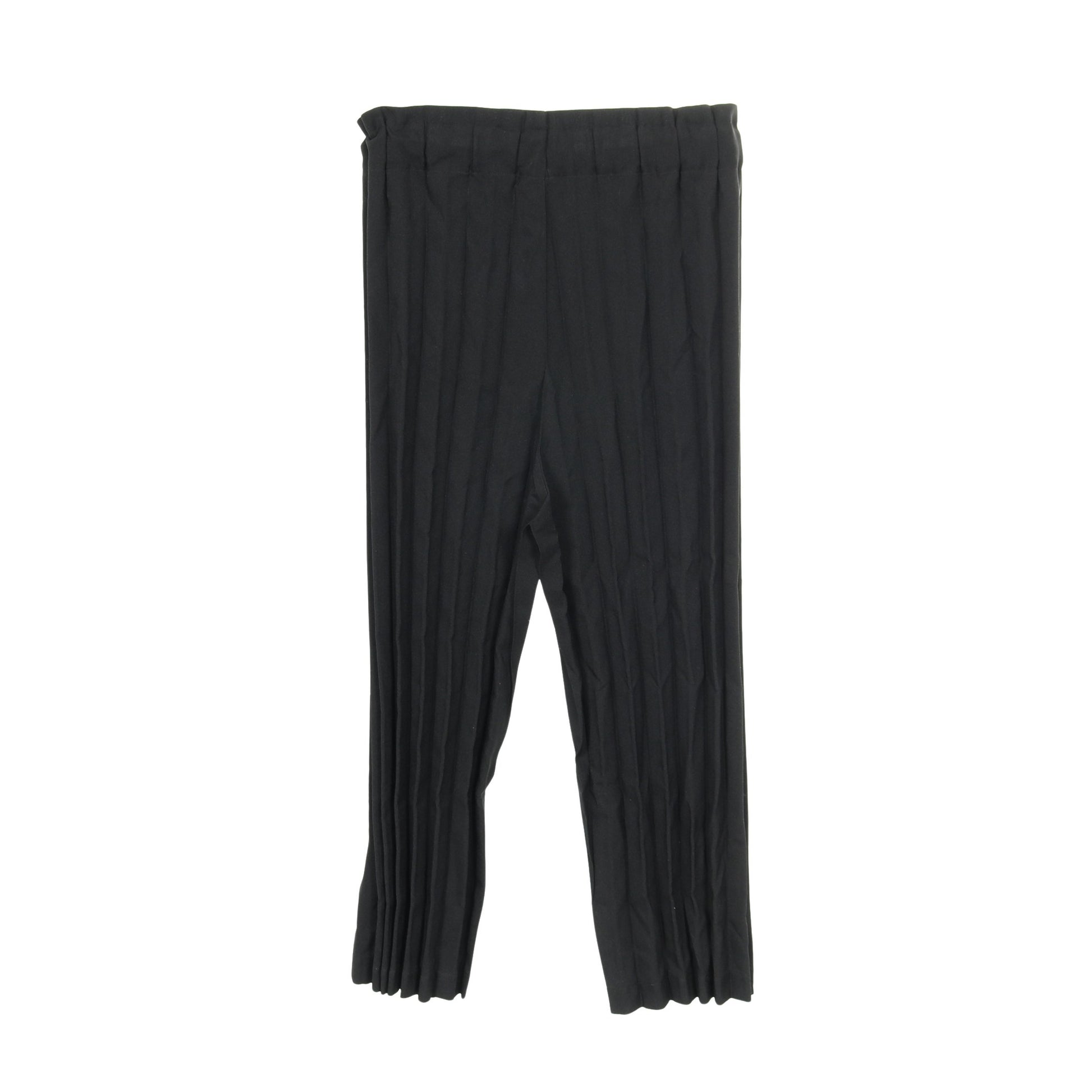 ベルテッドプリーツ パンツ ブラック ミーイッセイミヤケ ボトムス me ISSEY MIYAKE