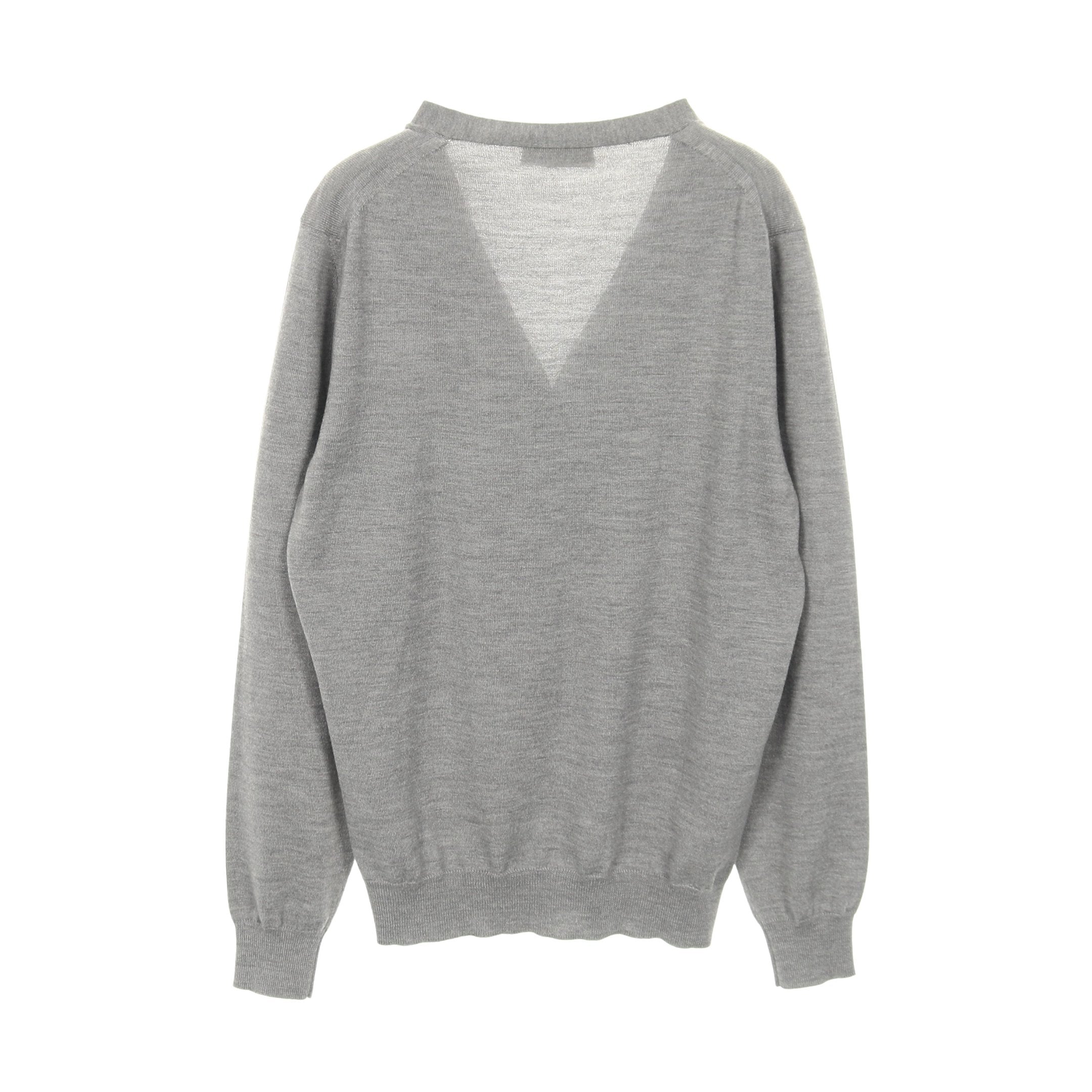 miumiu ミュウミュウ 長袖ニットカーディガン グレー 40 楽天市場】古着 MIUMIU ミュウミュウ イタリア製 長袖 カシミヤ