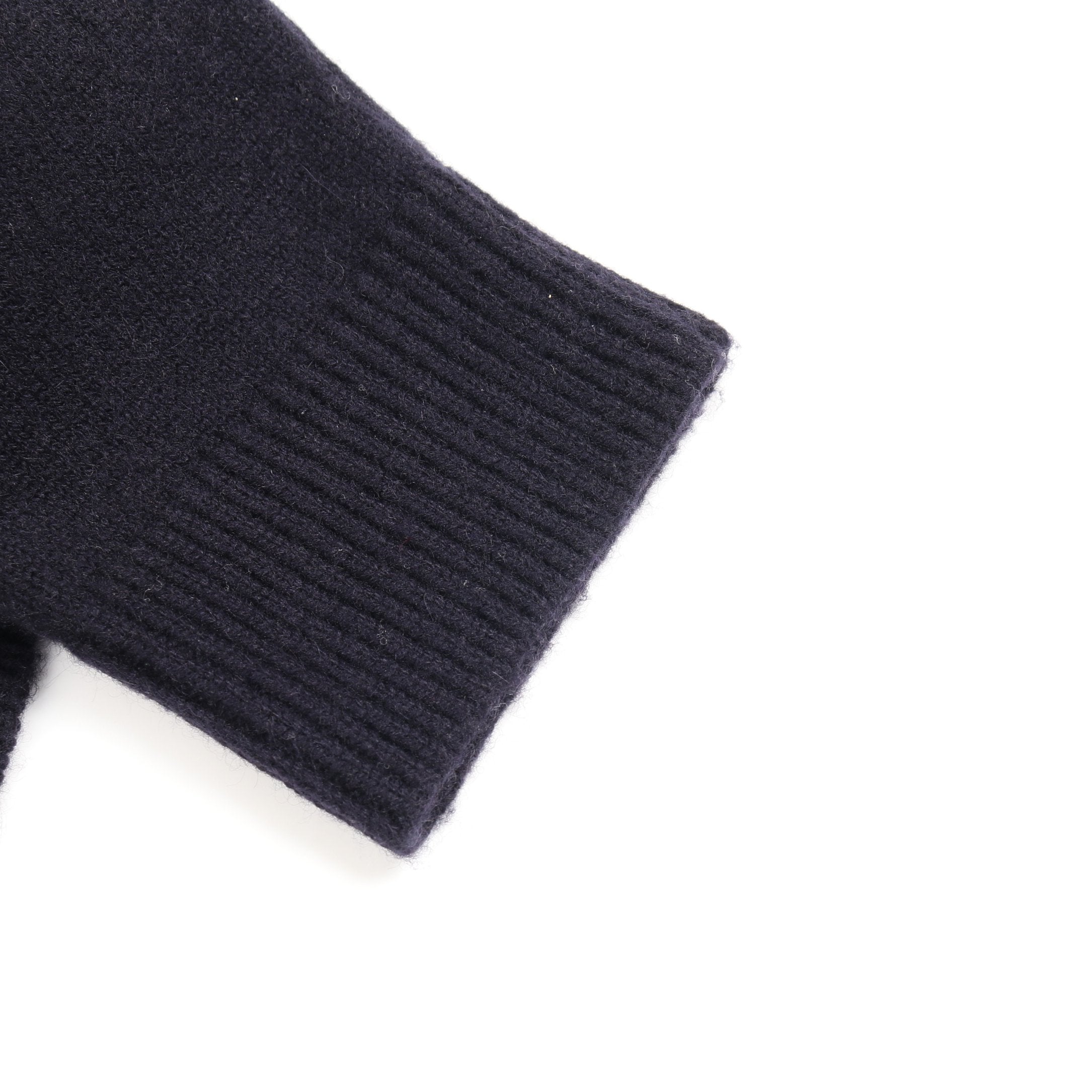 VILLAR カーディガン スパンコール ウール カシミヤ ネイビー マックス