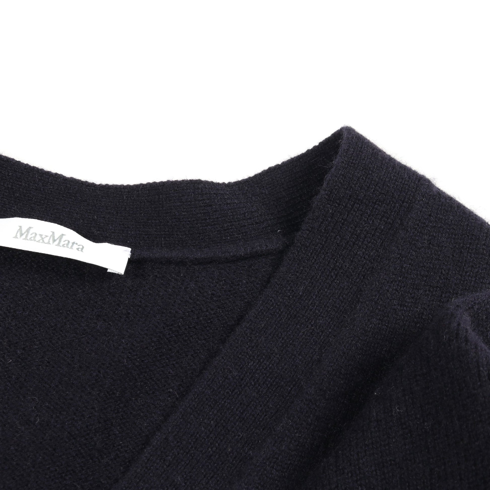 VILLAR カーディガン スパンコール ウール カシミヤ ネイビー マックスマーラ トップス Max Mara