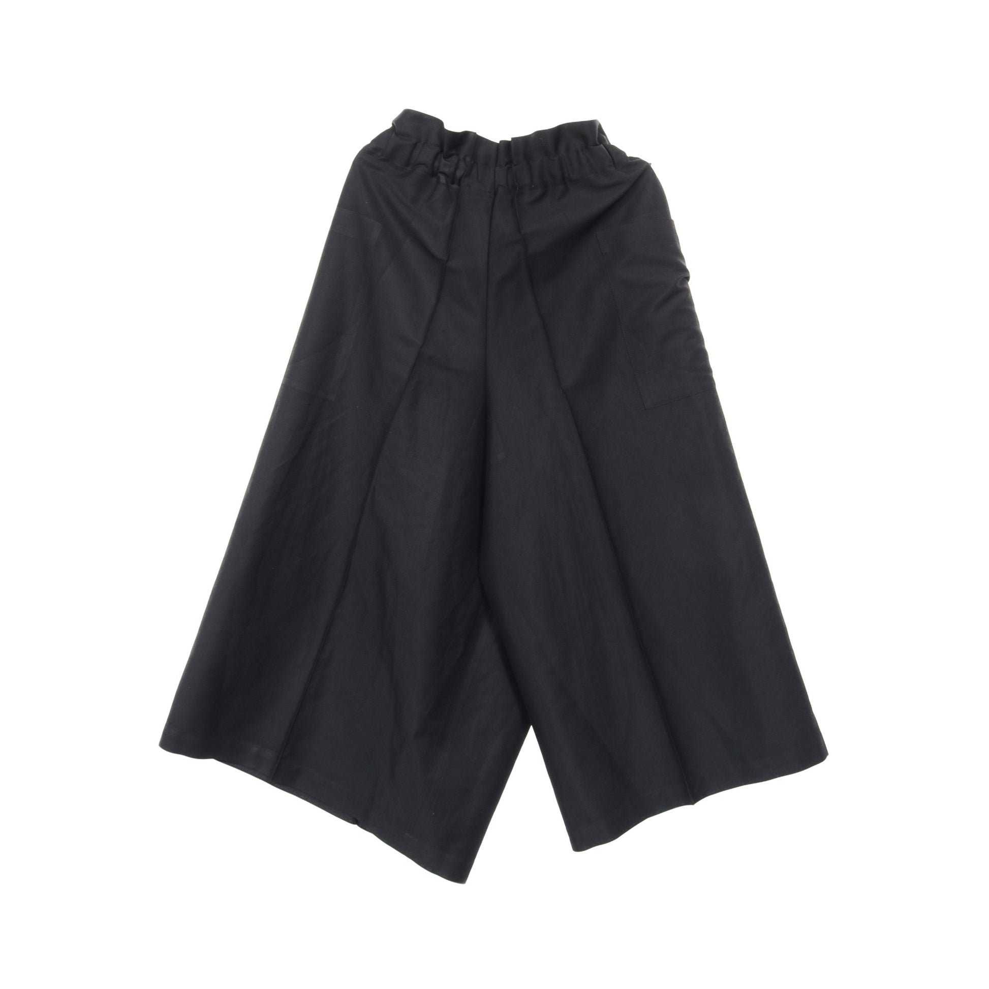 FLAT BOTTOM ワイドパンツ ブラック ベルト付き ミーイッセイミヤケ  