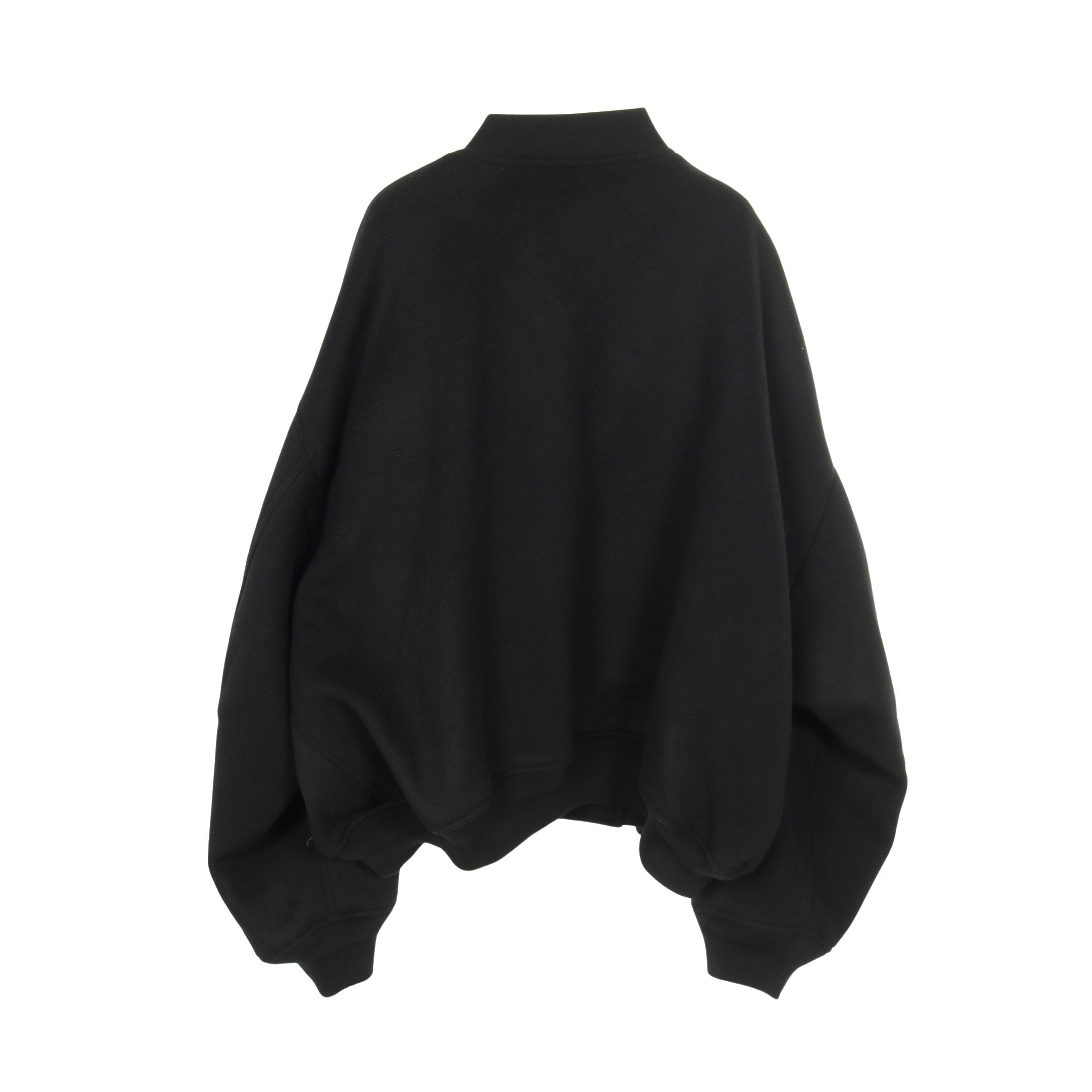 ロゴ刺繡 ボンバージャケット ウール ブラック バレンシアガ – RECLO