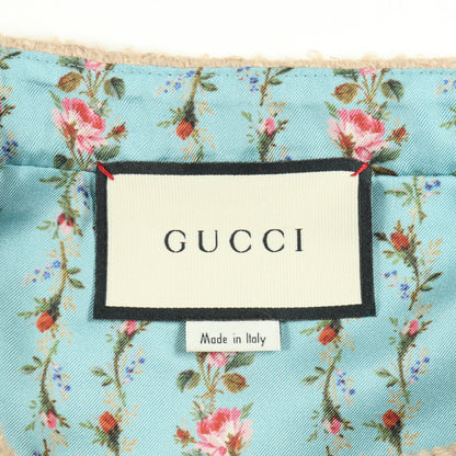 シェリーライン ツイード ラップスカート ウール ベージュ グッチ ボトムス GUCCI