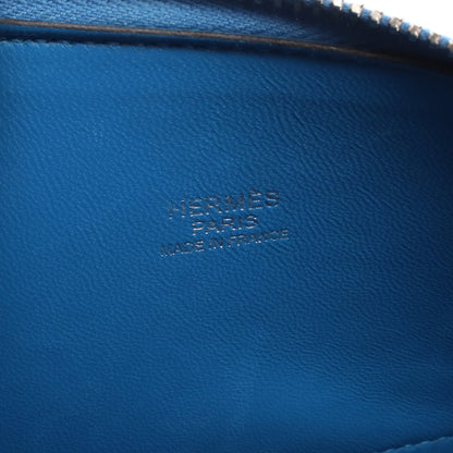 ボリード27 ハンドバッグ ヴォーエプソン ブルー シルバー金具 2WAY Z刻印 エルメス バッグ HERMES