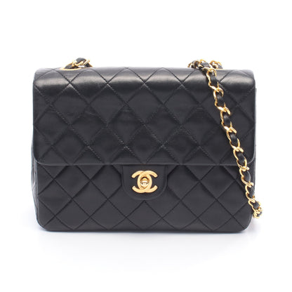 ミニマトラッセ20 チェーンショルダーバッグ ラムスキン ブラック ゴールド金具 シャネル バッグ CHANEL